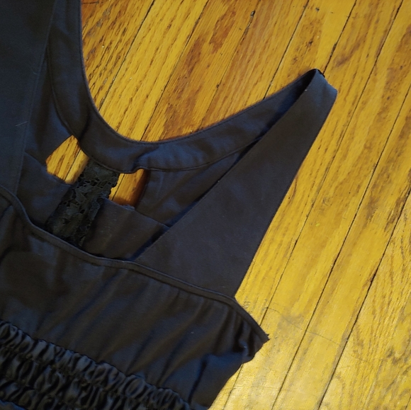 MORGAN DE TOI Y2K black bubble prom dress sz 38 - Picture 4 of 9